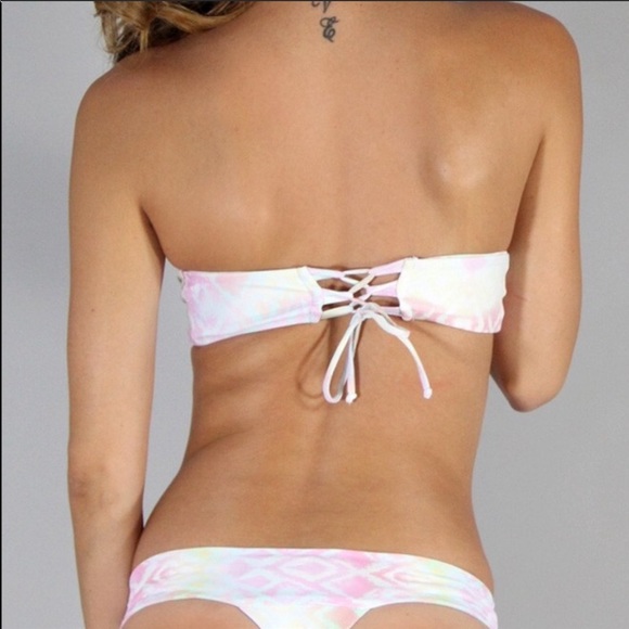 Bandeau Cheeky Stone Fox Swim Bikini Set - Picture 8 of 8